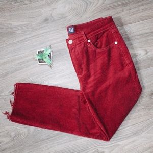 •GAP• Corduroy Maroon Pants NWOT
